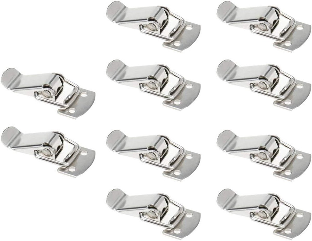 Toggle Latch Sluitingen - Grendel Sluitingen - Koffers Beveiligen - Roestvrij Staal - 46mm - Zilver