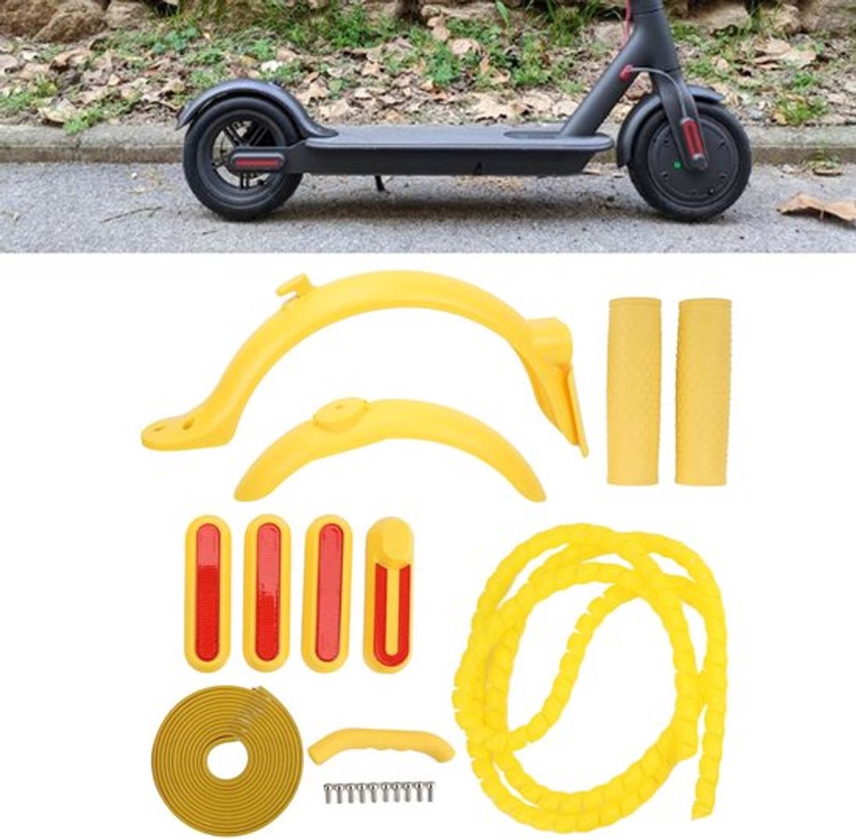 Onf3 - Elektrische Scooter Accessoires - Splashproof Functie - Geel
