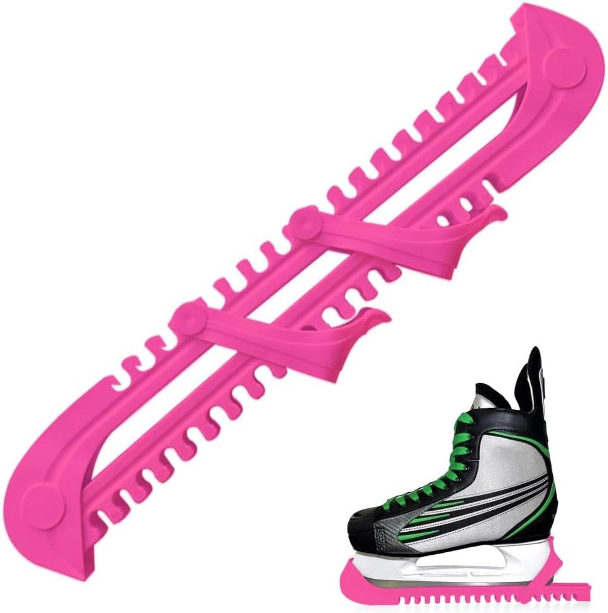 Schaatsbeschermers - Schoenbeschermers Schaatsen - Schaatsen Beschermen - Verstelbaar Universeel - 35.6 cm - Rood