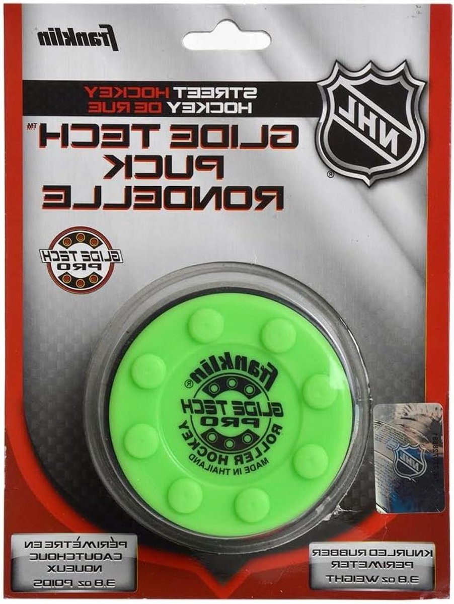 Streethockey Puck - Rollerhockey Puck - Hoge Snelheid Hockey - Lage Wrijving - Officieel Gewicht - Groen