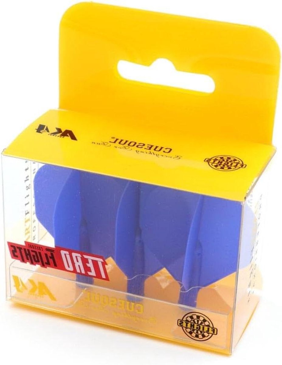 Dart Flights Systeem - Dart Accessoires - Dartspellen - Telescopisch Draai Systeem - Standaard Vorm - Marineblauw