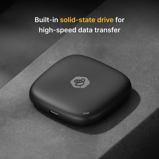 Persoonlijke Backup Hub - Draadloze Opslag - Bestanden Overzetten - Lokale Opslag Zonder Abonnement - 2 TB - Zwart — afbeelding 2