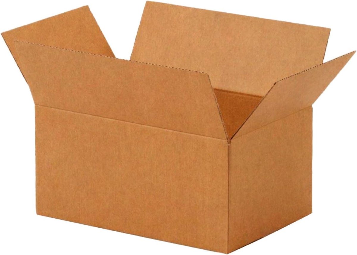 Verhuisdozen Dubbel Golfkarton - Verzenddozen Opbergdozen - Verhuizen Opslag - Met Handgrepen - 30 x 20 x 15 cm - Bruin