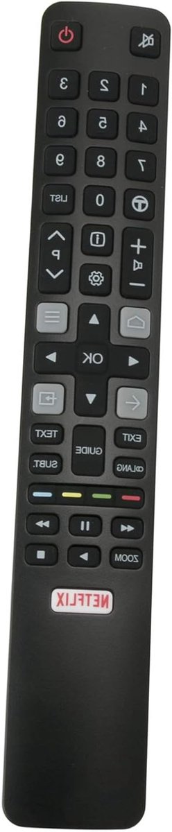 Afstandsbediening TV - Universele Afstandsbediening - TV Bediening - Directe Werking - Infrared - Zwart