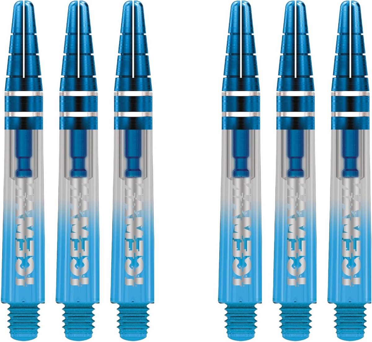 Dartschachten - Dartstelen - Darten - Vluchtvergrendeling Systeem - 36 mm - Blauw