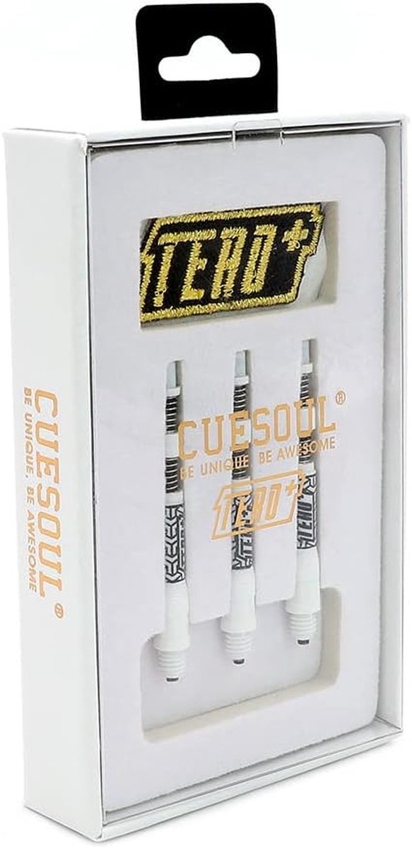 Dart Shafts - Dart Accessoires - Darts Spelen - Dubbel Telescopisch Roterend - 47mm - Wit van Dart — afbeelding 5