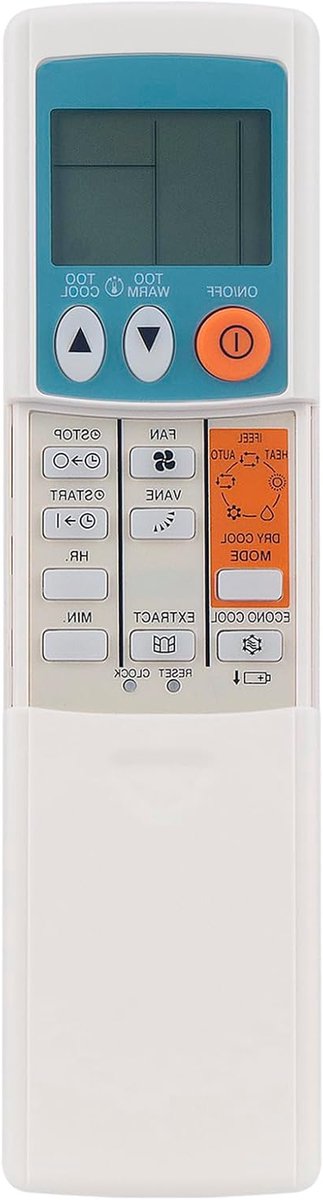 Afstandsbediening Airco - Afstandsbediening Airconditioner - Airco Bediening - Geen Programmering Nodig - 4 x 12 x 0.3 cm - Zwart