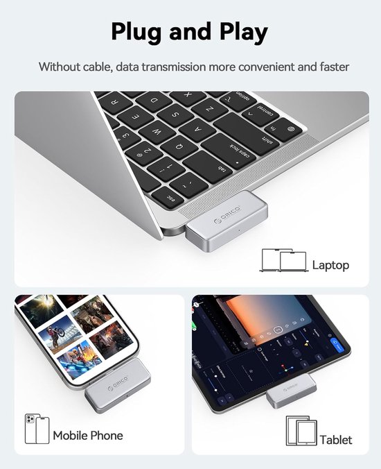 Externe SSD - Draagbare Solid-State Drive - Snelle Data Opslag - 2000 MB/s Leessnelheid - 2 TB - Zwart — afbeelding 5