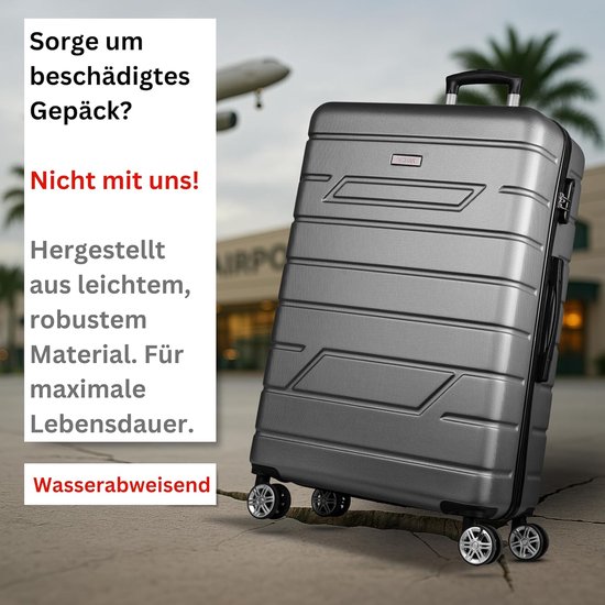 Trolley 4 wielen - Golftas trolley - Golfuitrusting vervoeren - Lichtgewicht frame - 75 cm - Zwart — afbeelding 4