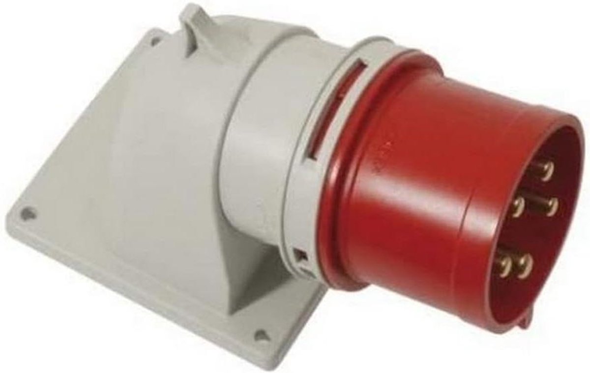 CEE Aanbouwstekker 5-polig IP44 400V 32A Rood Industriestandaard