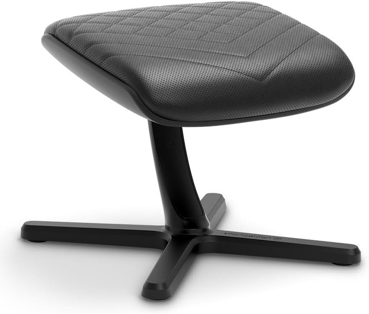 Voetensteun - Voetenbankje - Comfort Verhogend - PU Leer - 40 x 49 x 45 cm - Zwart