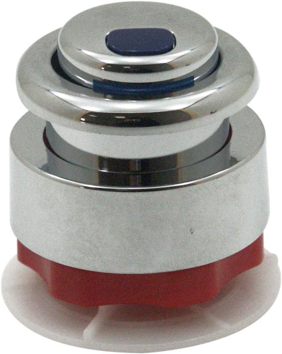Spoelplaat Toilet - Bedieningsplaat - Water Besparen - Dubbele Knop - 5 x 8.5 x 12 cm - Chroom