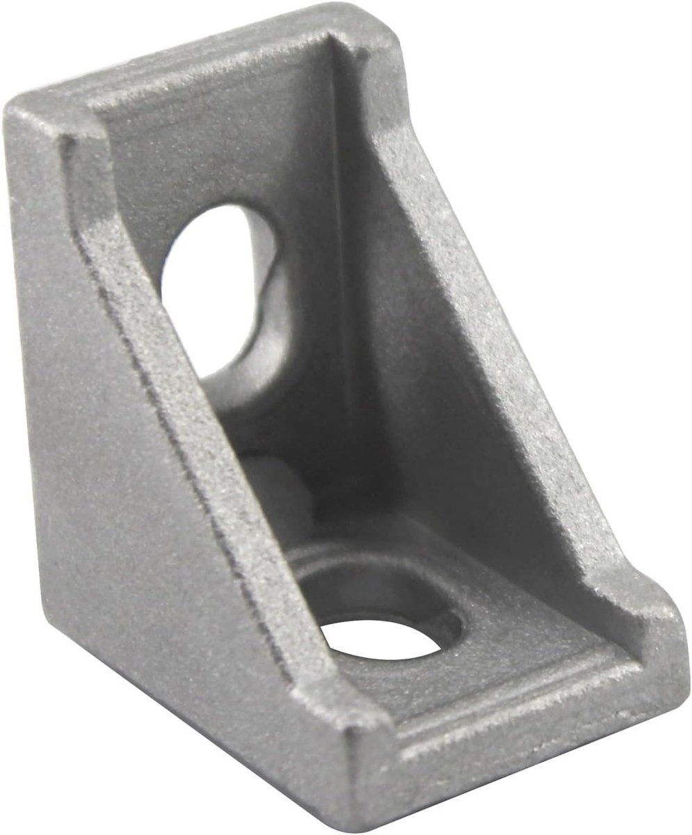 Hoek Beugel Set - Aluminium Connector - Structuren Bouwen - Eenvoudige Installatie - 30 Stuks - Zilverkleurig