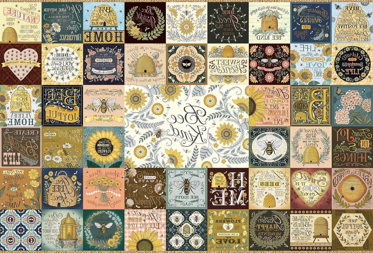 Legpuzzel - 2000 Stukjes - Ontspannen Vrije Tijd - Willekeurig Gesneden Stukken - 99 x 67 cm - Vintage