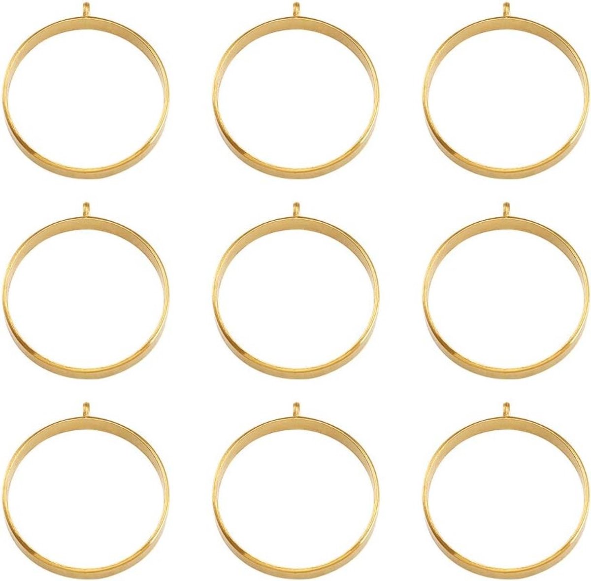 Open Back Bezel Pendants met Drukbloemen, Geometrische Hollow Tray Mallen voor DIY Hars Sieraden Maken
