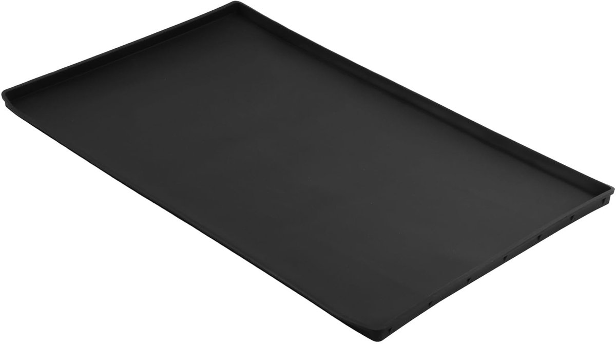 mat onder koffiezetapparaat 47 x 29 cm koffiemat onderlegger voor koffieautomaat volautomatische koffiemat antislip voor stabilisatie van het koffiezetapparaat, zwart