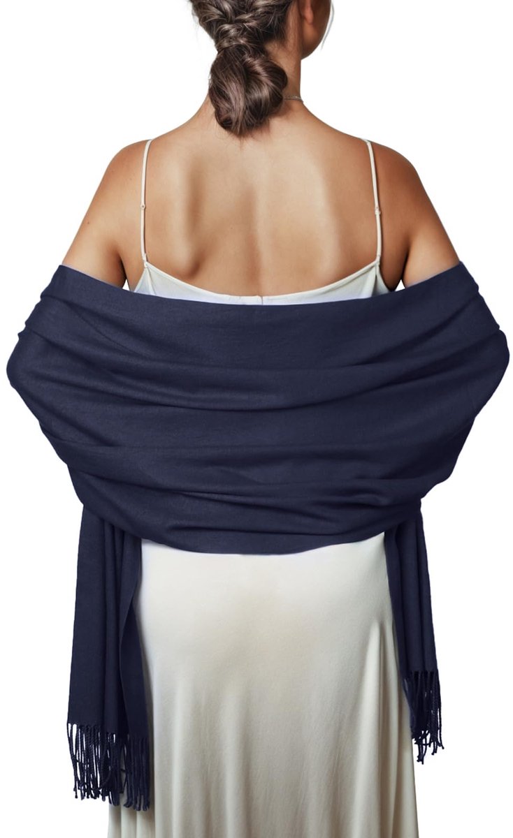 stola dames feestelijk voor avondjurk pashmina sjaals doeken winter, L