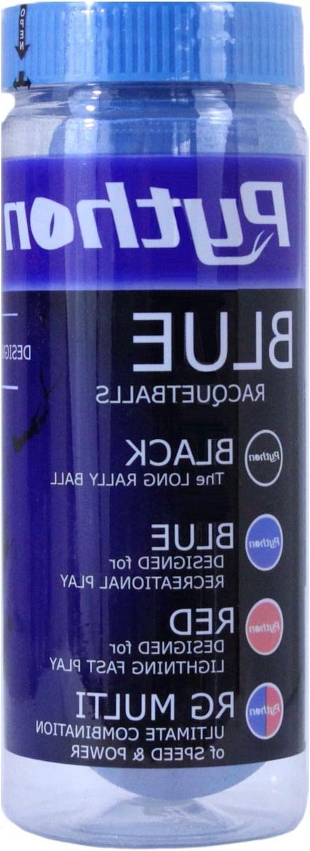 Racquetballen - Sportballen - Indoor Sport - Toernooikwaliteit - 1 Stuk - Blauw