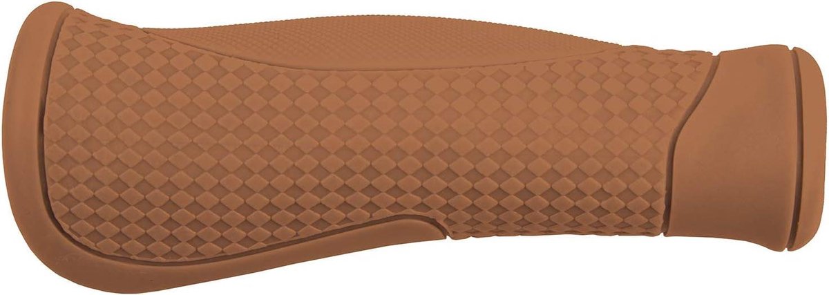 Fiets Handvatten - Ergonomische Grips - Comfortabel Fietsen - Voorkomt Polsbuiging - 130 mm - Bruin