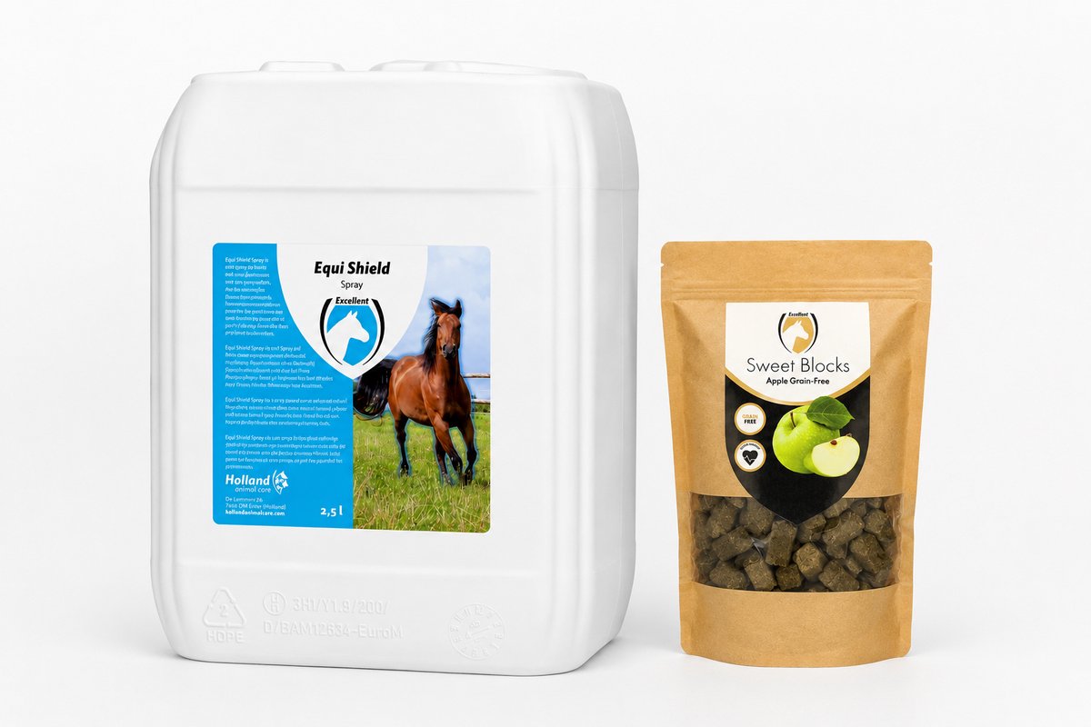 Excellent Horse Shield Spray 2,5 liter met extra snack 1 kg