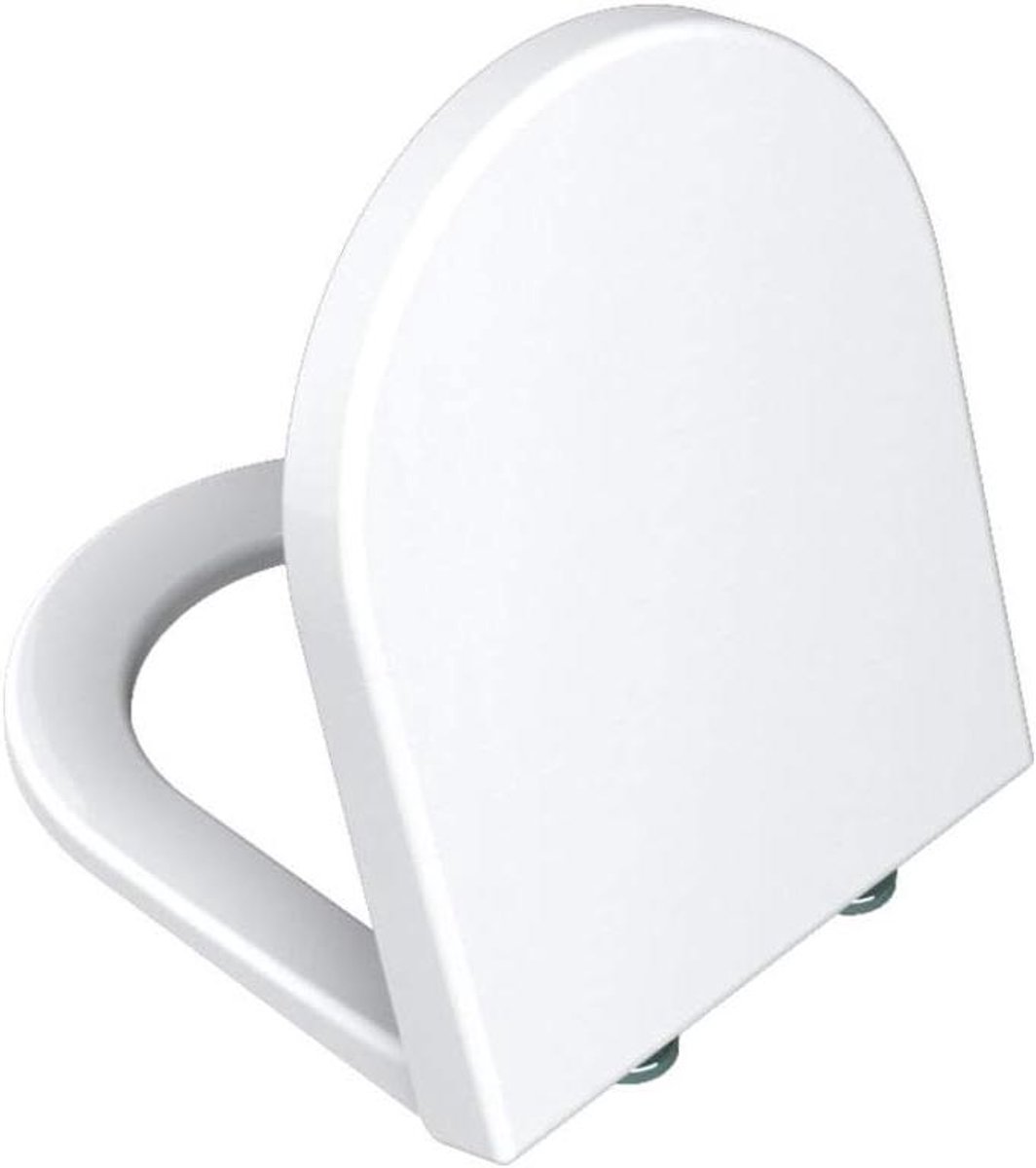 Toiletzitting - WC-bril - Comfortabel Gebruik - Zachte Sluiting - Standaard Afmeting - Wit