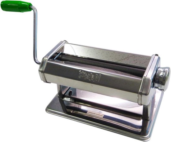 Klei Machine - Deegroller Apparaat - Ambachtelijk Werk - Verstelbare Diktes - 18cm Rollen - Zilver — afbeelding 5