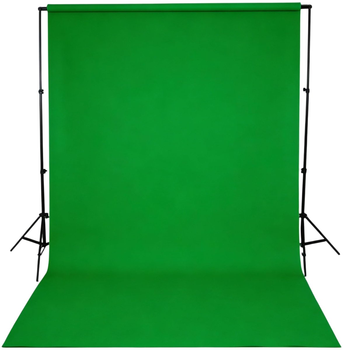 grote opvouwbare fotografie-achtergrond, wasbare polyester fotoachtergrond voor fotoshoots, feesten, gordijn, studio en live (groen, 1,5 x 2 m)