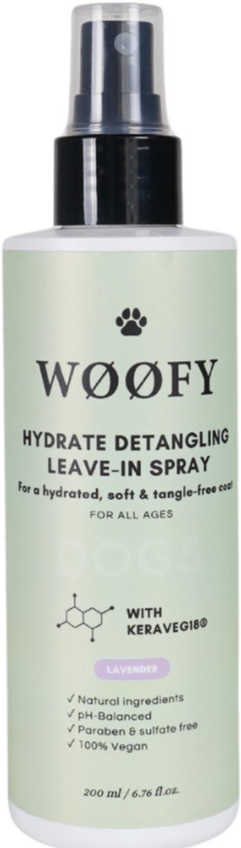 WØØFY Hydrate Detangling Leave-In Spray - 200ml - Lavender