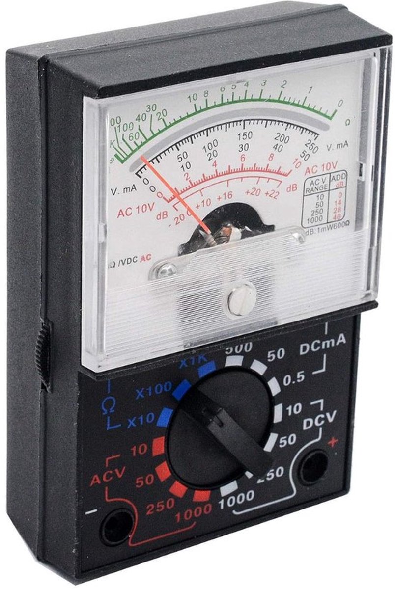 Analog Multimeter Voltimeter Electric Passage Tester YX 1000a AC DC