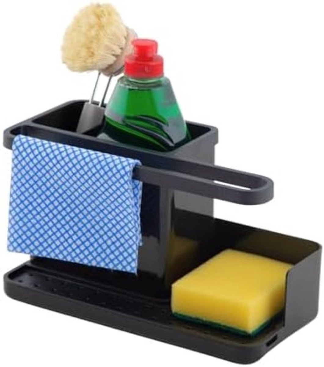 Spoelbak Organizer – Afdruiprek voor de Gootsteen – Sink Caddy met