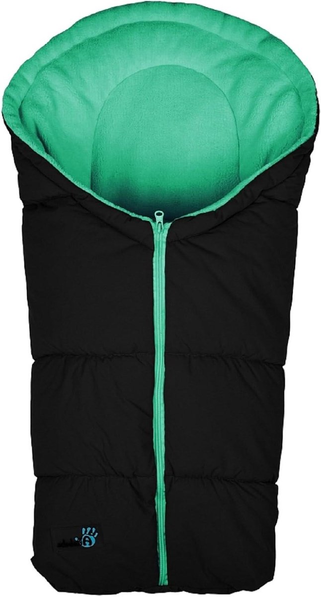 Winter Voetenzak - Baby Deel - Baby Vervoer - Klimaatguard Lijn - 78 x 37 cm - Zwart — afbeelding 2