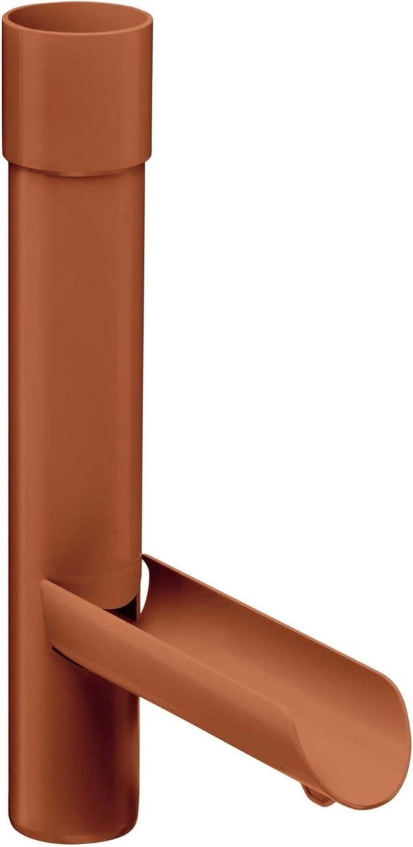 Regenwaterafvoer - Gootafsluiter - Tuin Besproeien - Hoogwaardig PVC-U - DN 50 - Bruin