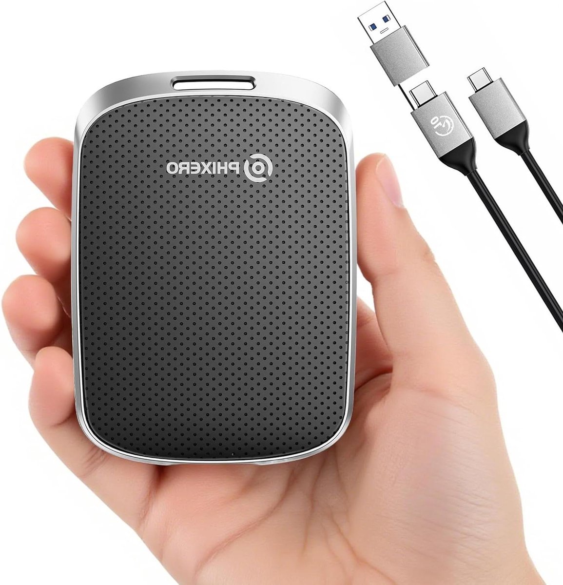 Externe SSD - Draagbare Opslag - Snelle Data Transfer - Half-Height Ontwerp - 4TB - Zwart
