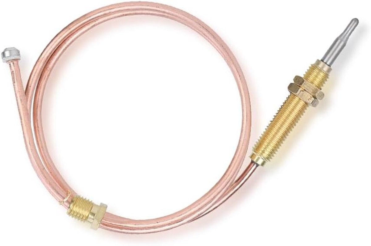 Universeel thermokoppel - Vervangende gas sensor - Apparaten repareren - Brede compatibiliteit - 60 cm lengte - Goud