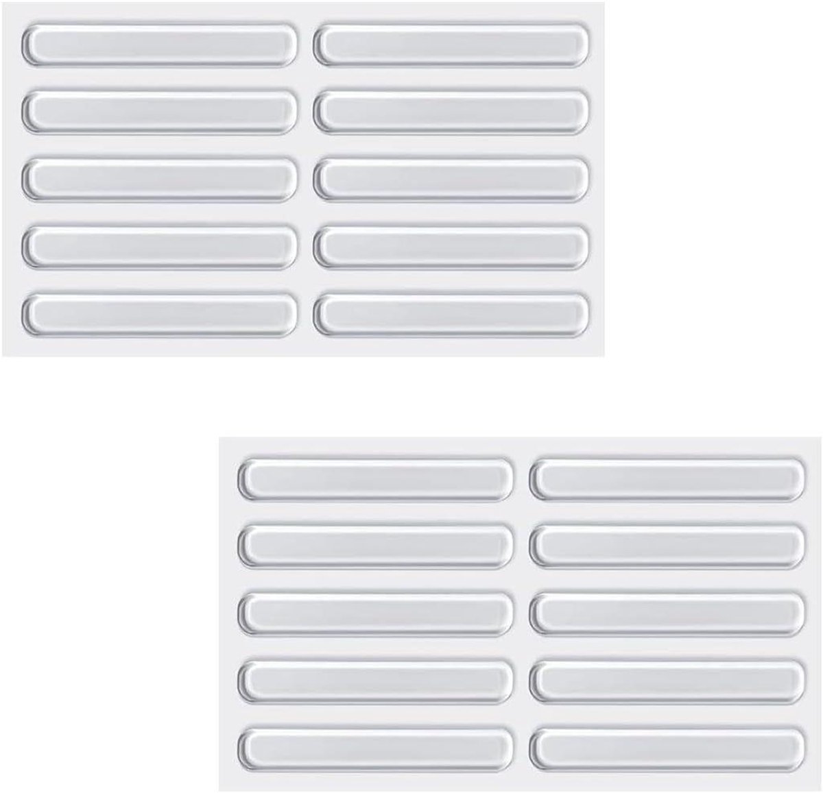 Silicone Protectors - Dempers Geluid - Meubels Beschermen - Zelfklevend - 20 Stuks - Transparant