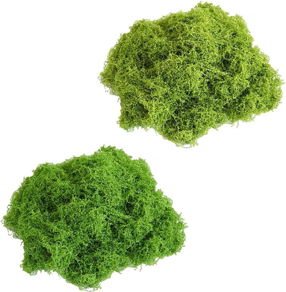 Kunstmos Decoratie - Nep Mos - Hobby Knutselen - Zijden Bloem Materiaal - 120 g - Groen Gemengd