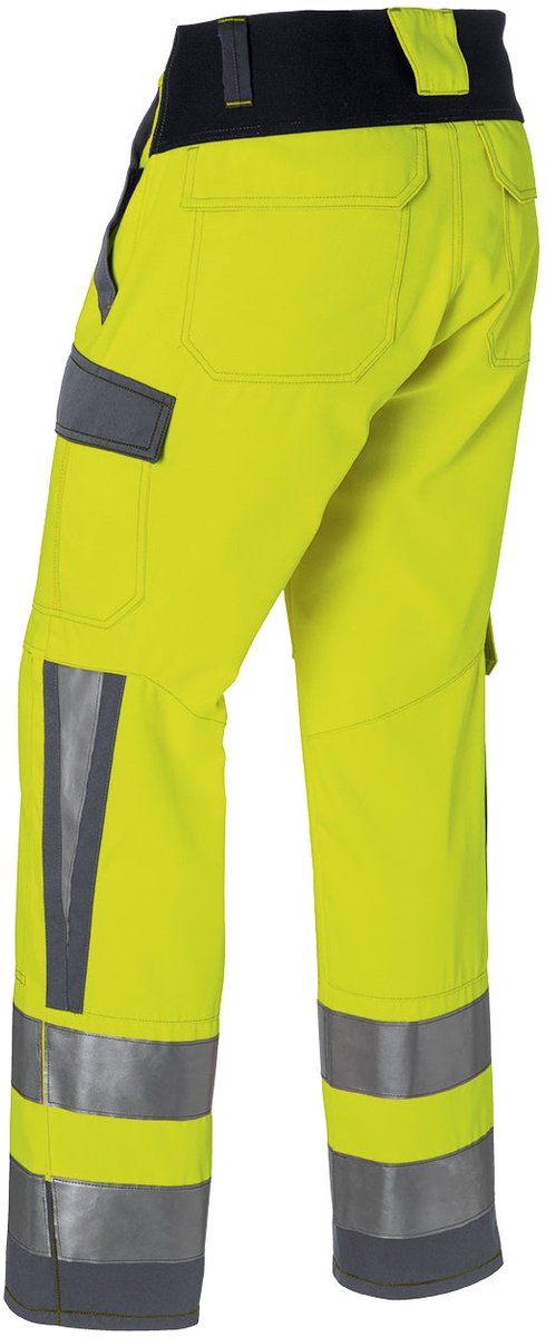 KUBLER PROTECTIQ HIGH VIS 23948420 Hi Vis Reflecterend Werkbroek HEREN Veiligheidsbroek Geel Antraciet - Brandvertragend