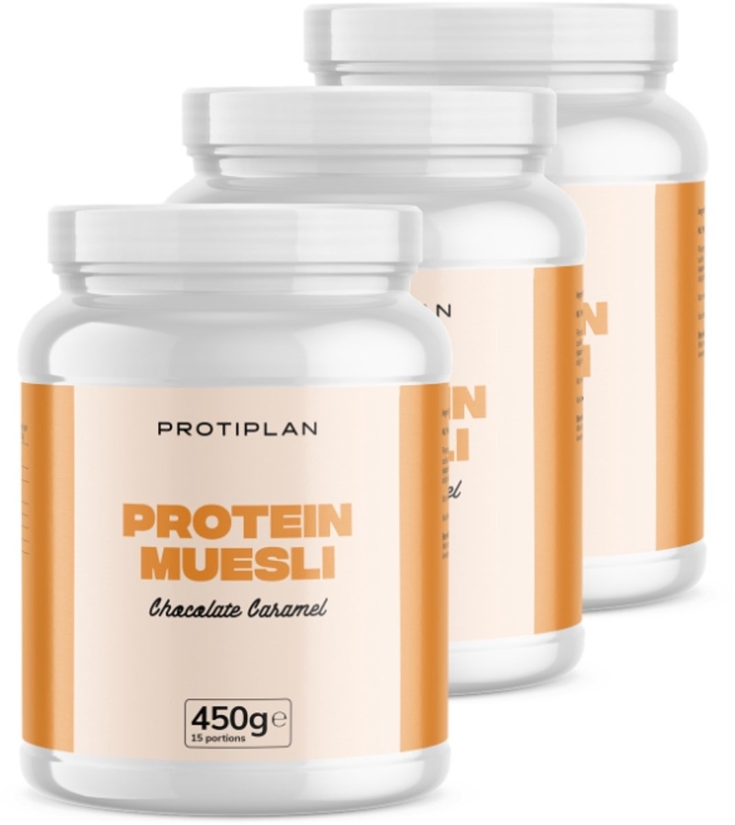 Protiplan - Protein Muesli Chocolade Karamel - 3 stuks - Eiwitrijk - Lower Carb - Suikerarme Repen