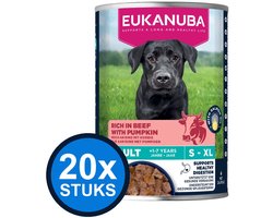 20x Eukanuba - Life Care Dog Wet Adult Beef & pumpkin - Hondenvoer Natvoer - 400 g