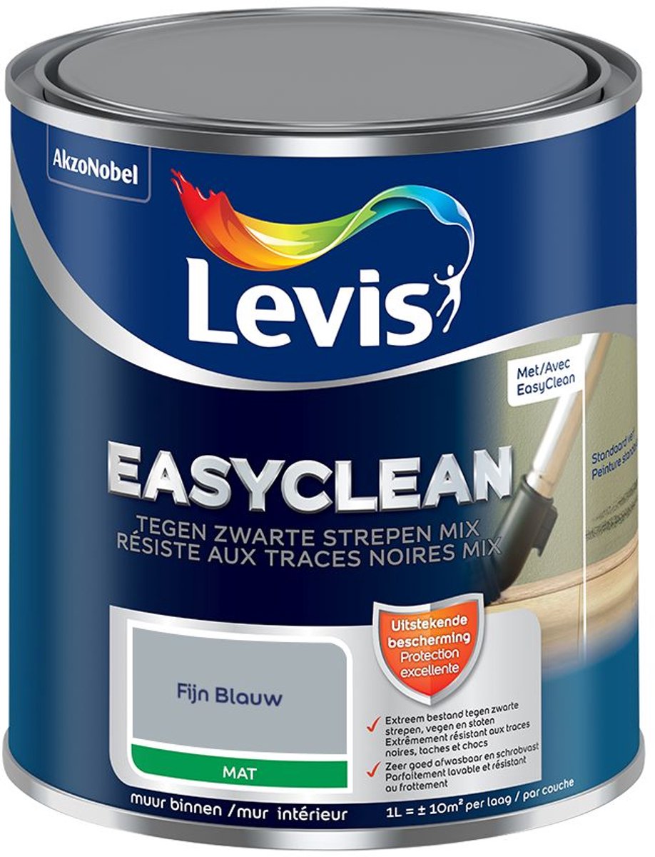 Levis - Easyclean Tegen Zwarte Strepen Mix - Fijn Blauw - Mengverf - 1 L