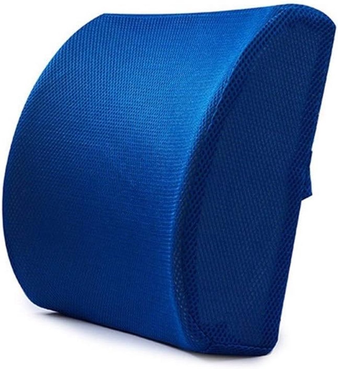 Memory Foam lendensteun Ademende Healthcare Taille Kussen Travel Pillow Car Seat thuiskantoor Pillows pijn verlichten (Color Name : YK008 Blue)