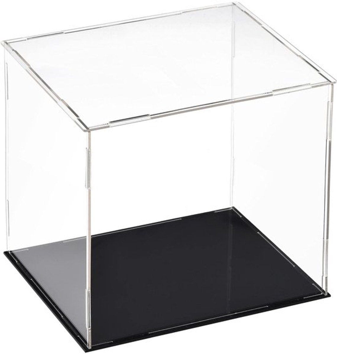 Store_7 - Acryl Vitrine - Stofbestendige Beschermbox - Zwart