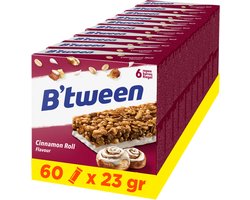 B'tween Cinnamon Roll - Mueslirepen - Muesli - 60 repen x 23 gram