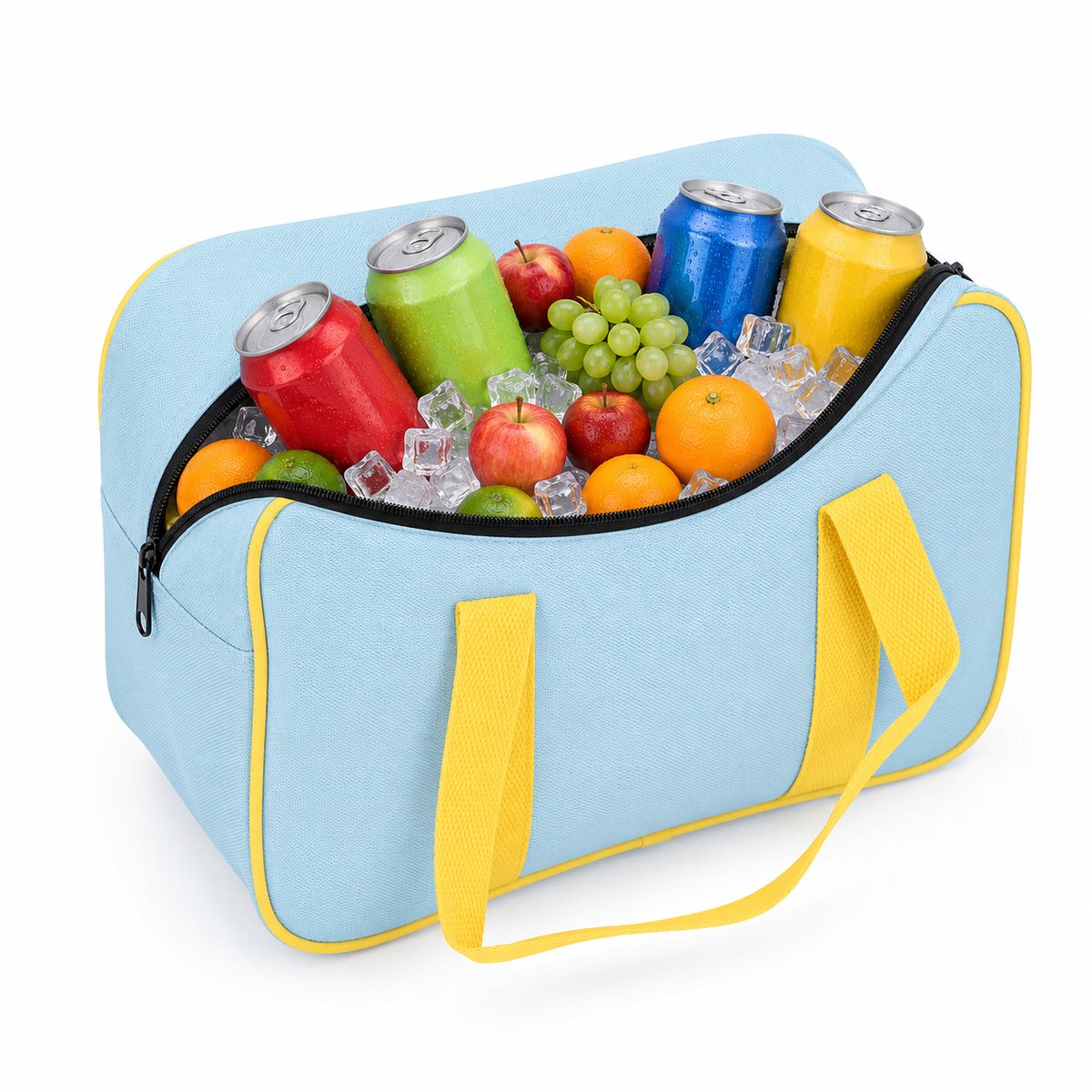 Koeltas 24L - Cooler Bag Lunch Tas - Geisoleerde Koeltas - Lichte Tas - Compacte Koeltas - Picknicktas Kinderen - Thermo Tas - Lunchtas Volwassenen - Koel Tas Dames en Heren - Thermotas - Koelrugzak Vakantie - Koeltassen - Blauw - Löwenthal