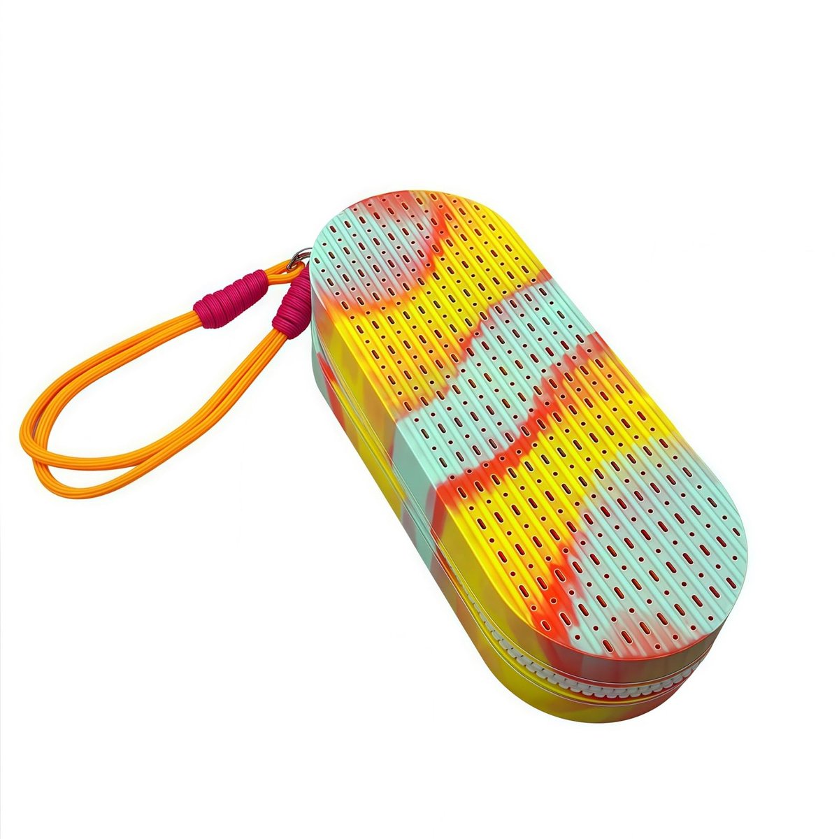 Brillenkoker voor zwembril - met afwateringsgaten, schokbestendig - grote inhoud voor 1 bril + accessoires - draagbare opbergtas voor zwembad, reizen