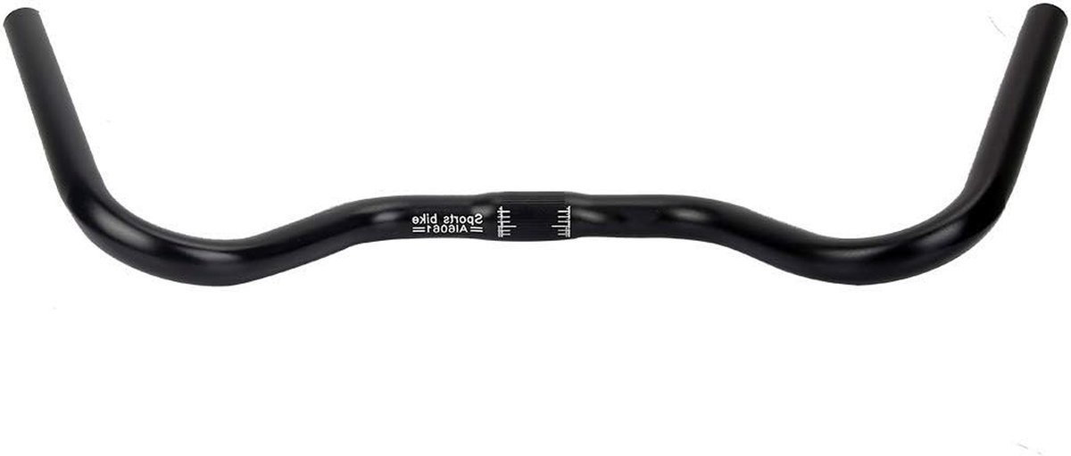 Fietsstuur Aluminium - Klassiek Stuur - Mountainbiken - Hoge Duurzaamheid - 54 cm Lengte - Zwart