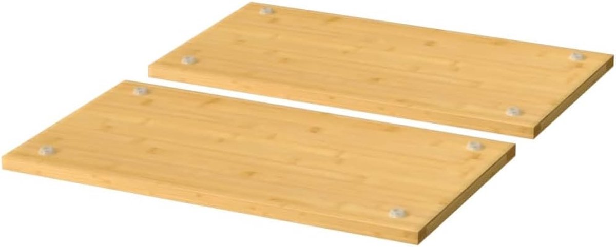 Kookplaatafdekking - Keukenblad Extensie - Werkruimte Creëren - Duurzaam Bamboe - 50x28 cm - Natuurlijk
