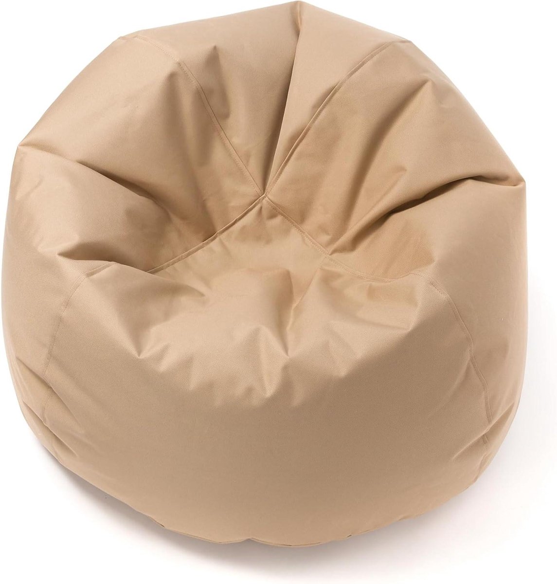 Zitzak - Poef Outdoor - Ontspannen Zitten - Waterafstotend - 90 x 50 cm - Beige