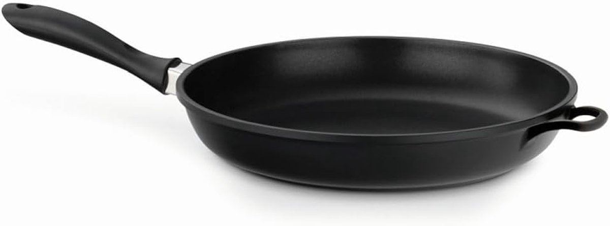 Koekenpan Aluminium Gezond Braden Antiaanbaklaag 32 cm Zwart