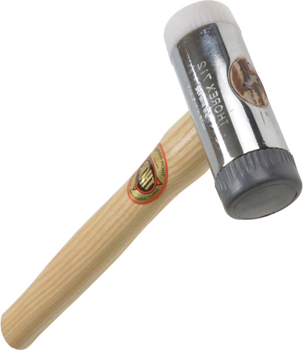 Slaghamer - Nylon hamer - Kluswerkzaamheden - Vervangbare koppen - 38mm - Hout
